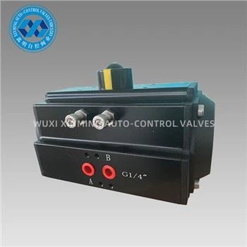 Sħiħ Iswed Aluminju Rack U Pinion Attwatur Pnewmatiku
