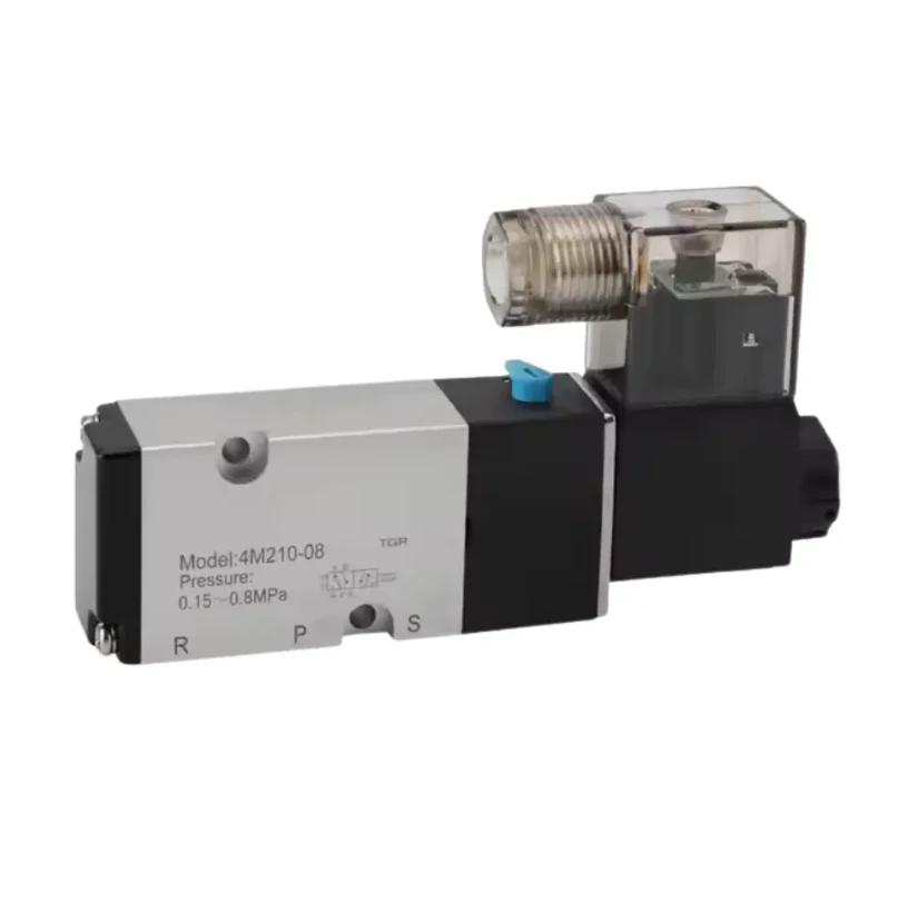 2- mod 5- port ta 'valv tas-solenoj pnewmatiku bi pressjoni għolja ({0-10 mpa)