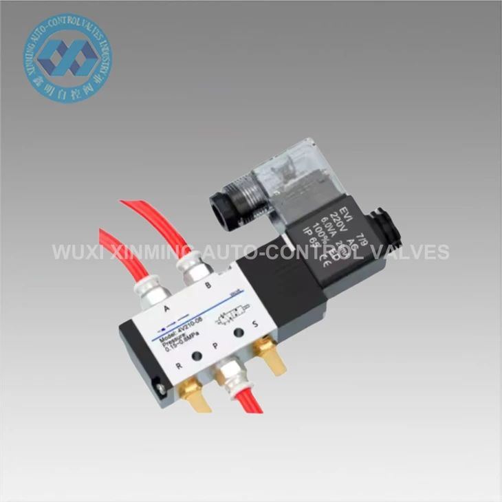 Valv tas-solenojd pnewmatiku tal-liga tal-aluminju 52 AC220V 110V