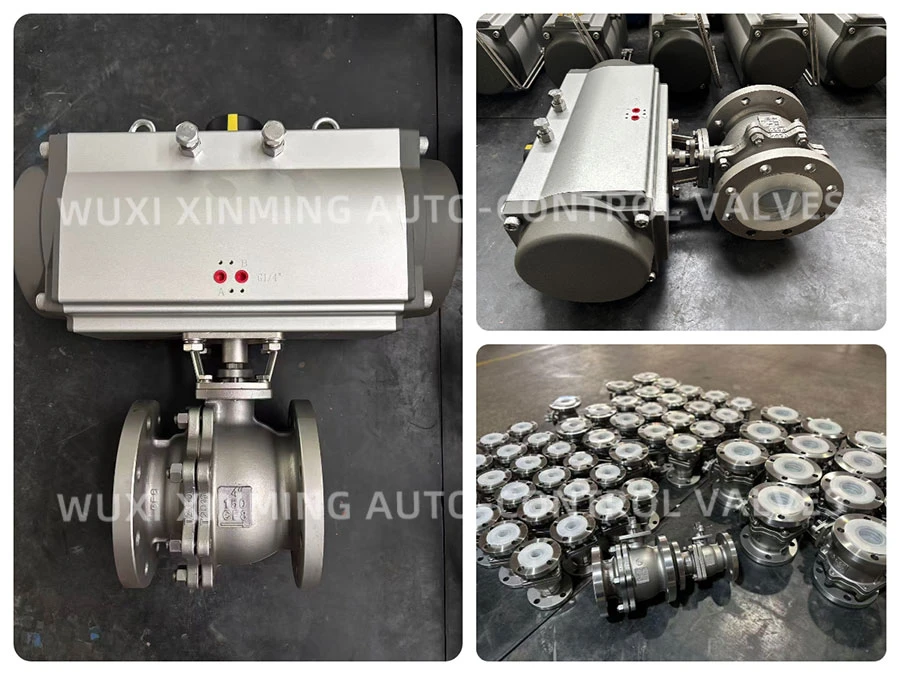 Pneumatic Actuator Metal-to-metal Flange Ball Valve