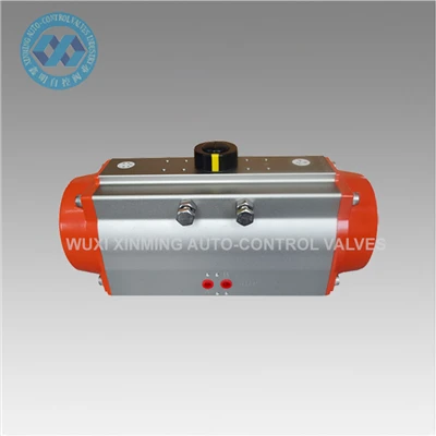 Aluminju effiċjenti fl-enerġija li jaġixxi doppju tal-valv tal-farfett attwatur pnewmatiku