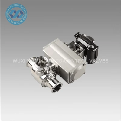 L-istainless steel pnewmatiku bi tliet direzzjonijiet tal-ballun