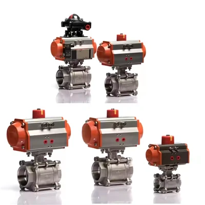 Attwatur Pnewmatiku Thread Intern Stainless Steel 316 3 PCS Valv tal-Ballun Pnewmatiku bidirezzjonali