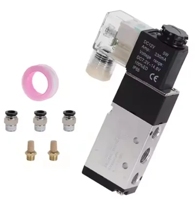 Valv tas-solenojd pnewmatiku 5 mod 2- Kontroll tal-Pożizzjoni AIR 12V