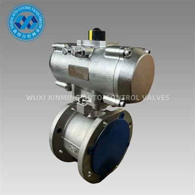Valv tal-ballun tal-istainless steel pnewmatiku pendenti