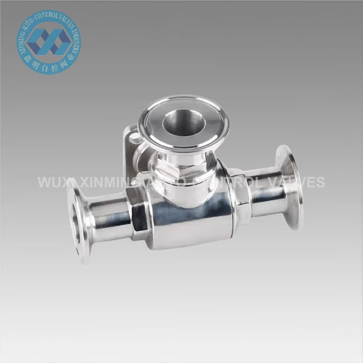 Tee High Pjattaforma Għolja Stainless Steel TL-TL-Valv tal-Ballun Pnewmatiku