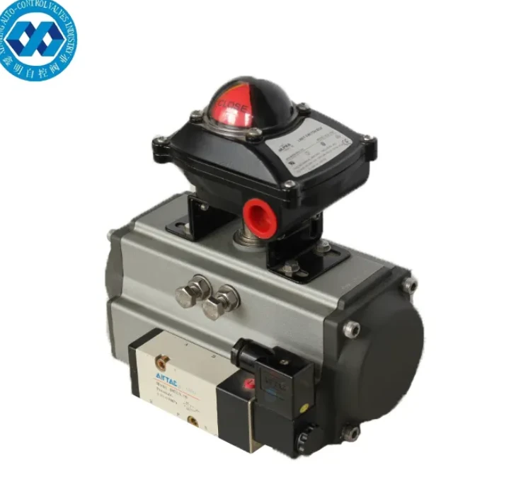 Valve Airtac Pneumatic Cylinder Actuator b'indikatur tal-pożizzjoni tal-attwatur